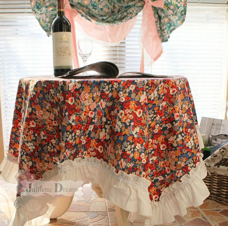 Роскошный кружевной оборкой скатерть элегантная на стол для свадебных платьев