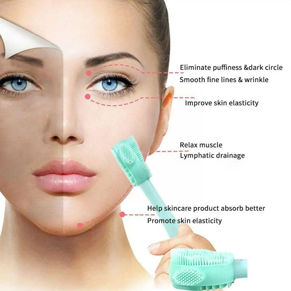 Силиконовая ткань для глубокого очищения кожи двойного назначения | Красота и