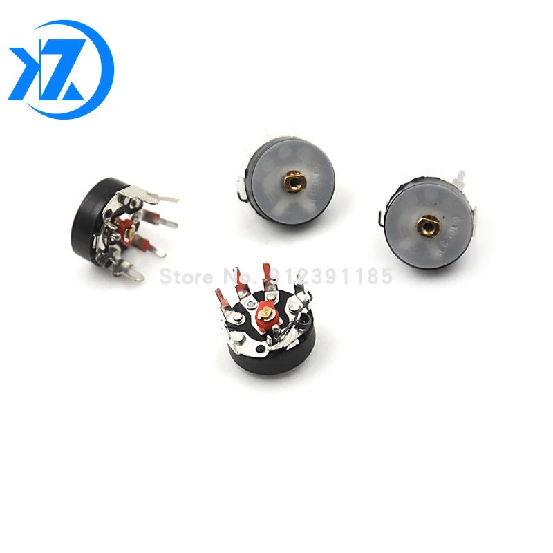 5 шт. прямоугольный радиопотенциометр RV12MM B10K B103 B50K B503 | Обустройство дома