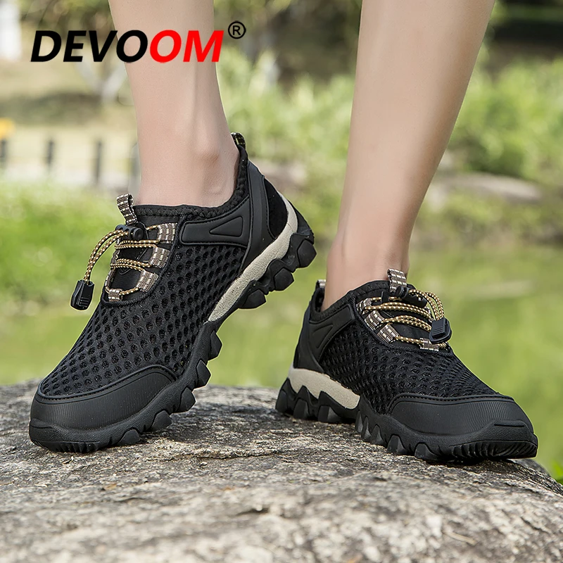 Кроссовки мужские сетчатые дышащие для активного отдыха походов скалолазания