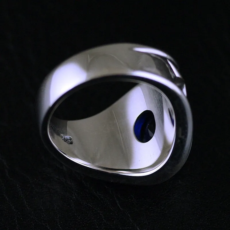 S925 чистое серебро Таиланд импортные тяжелые тонкие мужские ветераны импортное