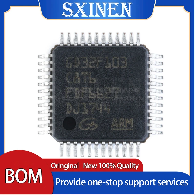 

10PCS ,GD32F103C8T6 LQFP-48 32 bit microcontroller chip