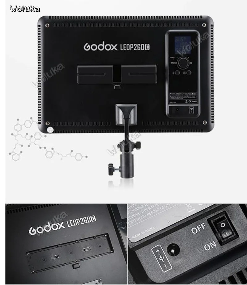 GODOX светодиодный P260C ультратонкий 30 Вт видео светильник панели фоновые