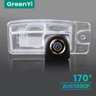 GreenYi 1080P HD 170  Автомобильная камера заднего вида для Nissan X-Trail X Trail Xtrail T32 2014-2018 Ночное видение Реверсивный 4-контактный разъем для парковки автомобиля AHD