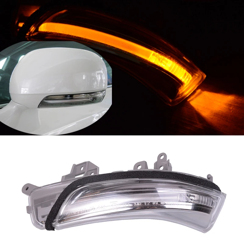 CAPQX 2 шт. боковая Зеркало заднего вида светодиодный мерцающий светильник