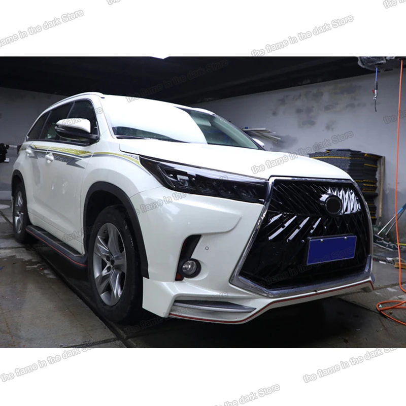 Прозрачная Черная защитная пленка Lsrtw2017 для автомобильных фар из ТПУ Toyota highlander 2013