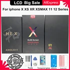 JK GX ZY Pantalla OLED Incell ЖК-дисплей для iPhone X XS ЖК-дисплей сенсорный экран дигитайзер сборка для iPhone 11 XS Max XR
