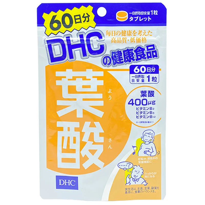 

Folic Acid Tablet Pregnant Women's Daily Nutrition Supplement Folic Acid 60 capsules