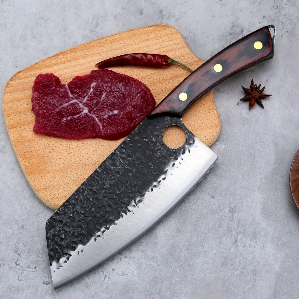 

XYj Slicing Kitchen Knife 7.5 Inch Stainless Steel Chef Knives Sharp Camping Cooking Knife For Meat Fish Beef Vegetable Cutting