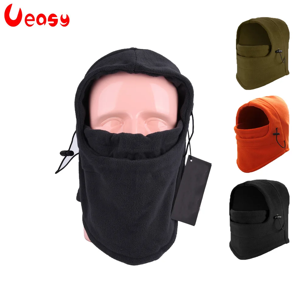 

Ueasy Outdoor Sunscreen Cycling Hike Skiing Neck Face Mask Winter Windproof Solid Warm Hat Wind Cap Outdoor Camping Accessories