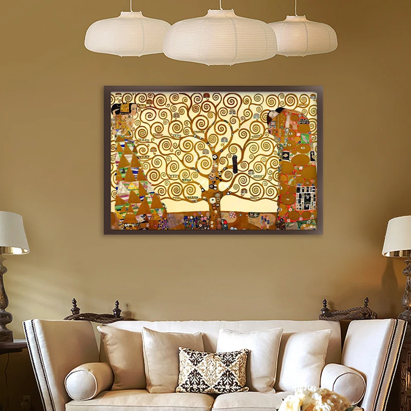 Настенная картина Дерево жизни Густава Климта декоративная для гостиной
