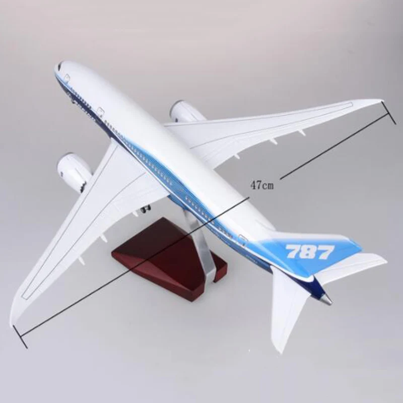 47 см 1/130 пропорций 787 B787 модель авиационного самолета Dreamliner самолет для мальчиков