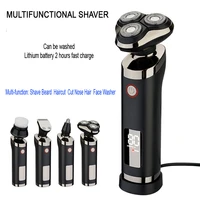 4in1 razor electric razor shaver beard nose trimmer trimer machine for shaving machine for men barbeador rechargeable waterproof