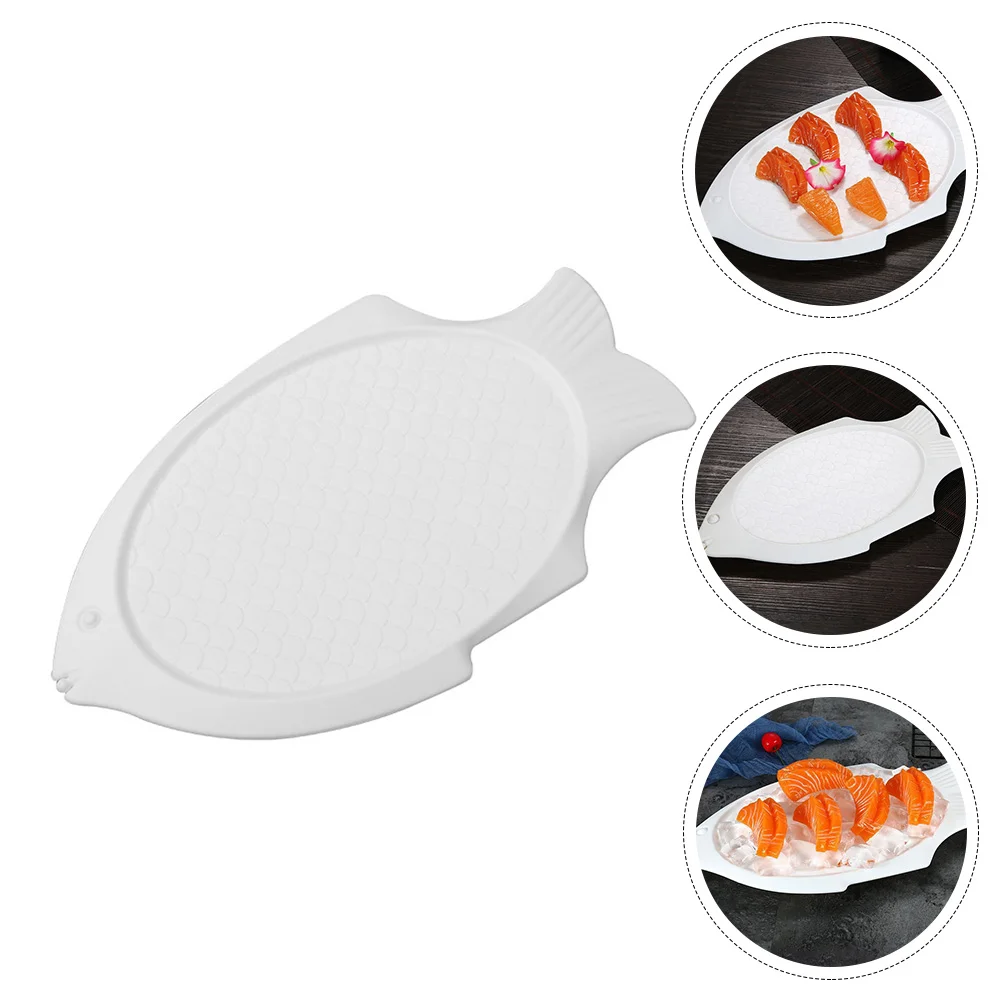 

1pc Creative Sashimi Storage Plate Seafood Plate Functional Plate