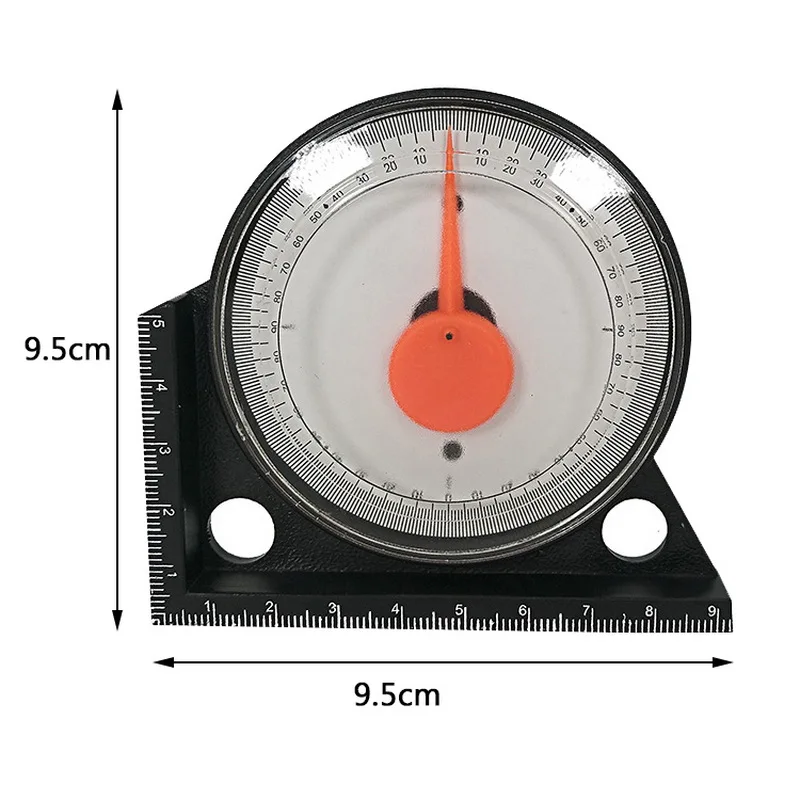 

1pc Slope Inclinometer Angle Finder Protractor Tilt Level Meter Clinometer With Magnetic Base Slope Measuring Tools