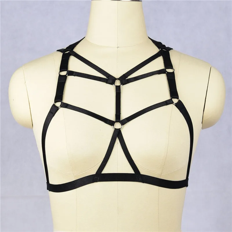 Roseheart клетка для тела жгут бюстгальтер эластичные женские сапоги черного цвета