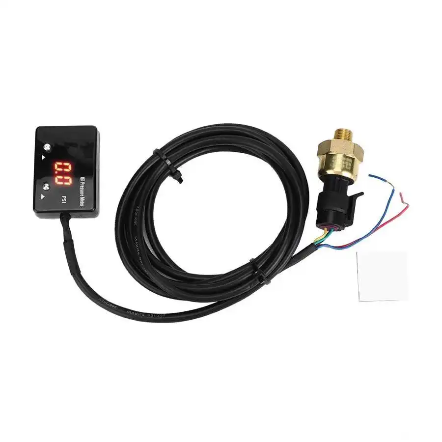 Измеритель давления масла 0 120PSI 1/8in NPT для автомобиля цифровой измеритель с