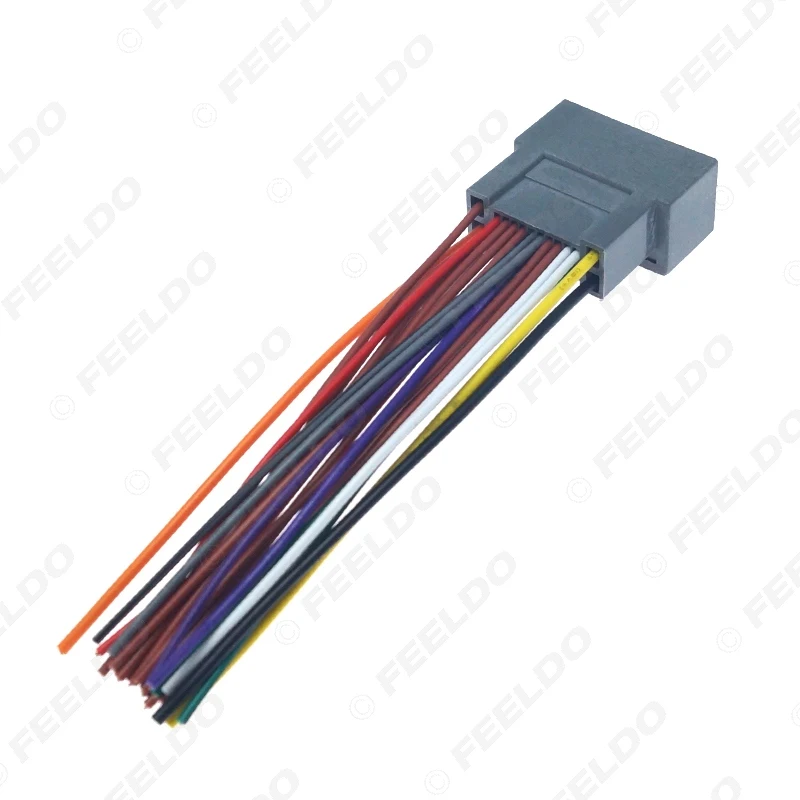FEELDO автомобильный Радио Аудио 24Pin интерфейсный провод Жгут кабель для Honda