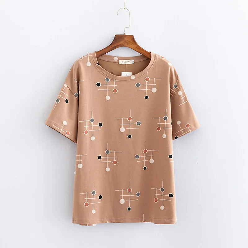 

Женская футболка с коротким рукавом, размеры XL- 4XL