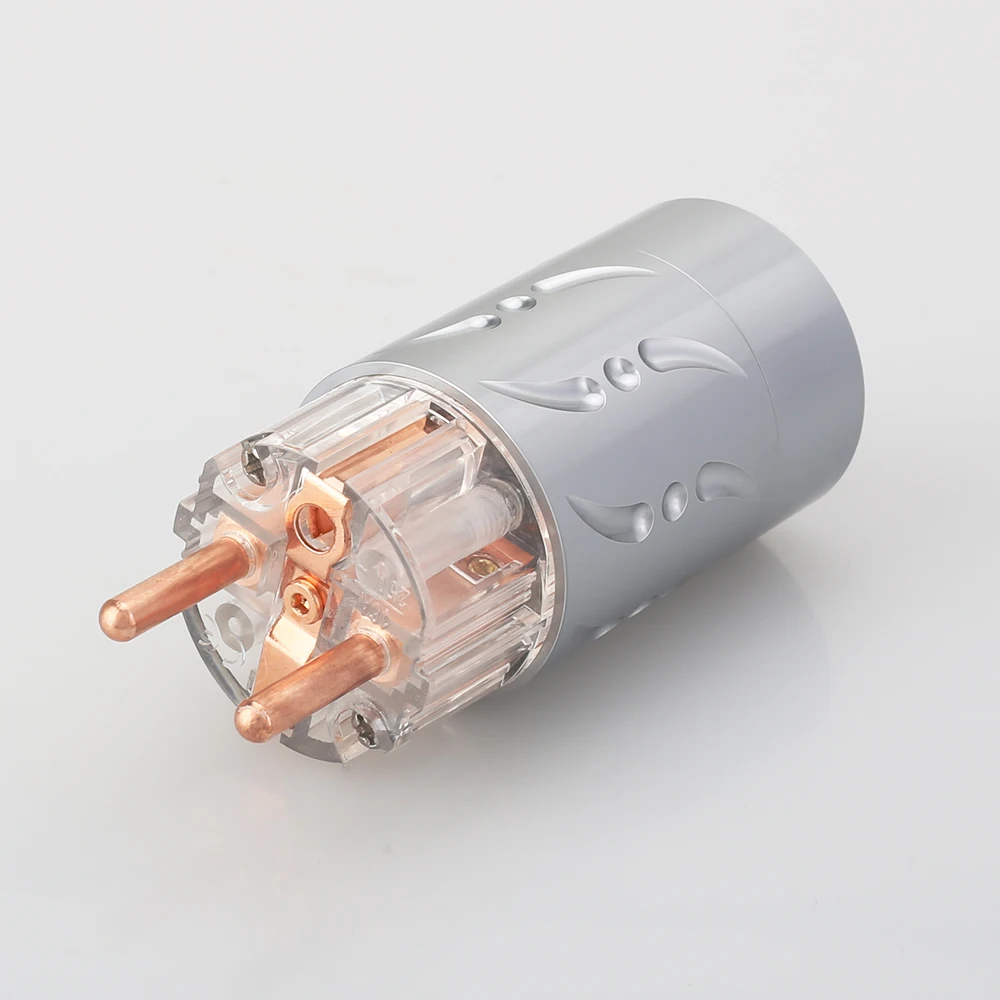 Viborg VE512 Высококачественная Чистая медь штепсельная вилка Европейского типа Schuko