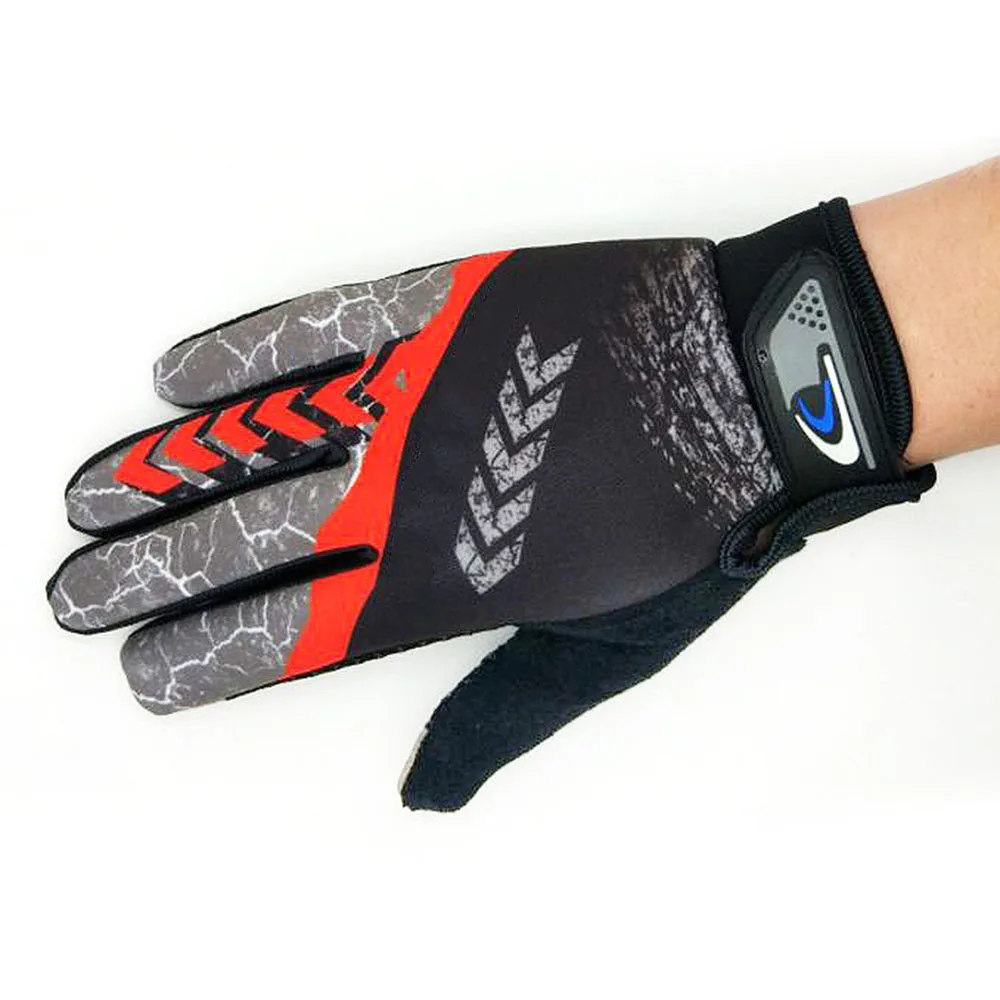 Перчатки с пальцами Нескользящие для езды на велосипеде мотоцикле защита от пота