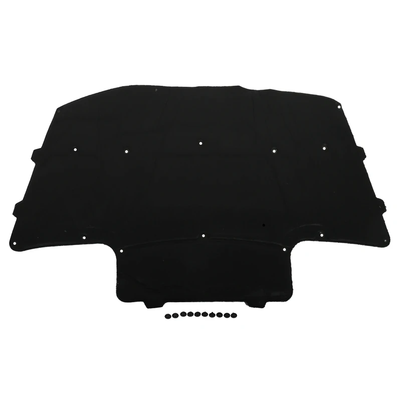 

For-BMW E39 520I 523I 525I 528I 96-03 Cover Heat Insulation Foam Hood Soundproof Cotton Head Front Cover with Clasp