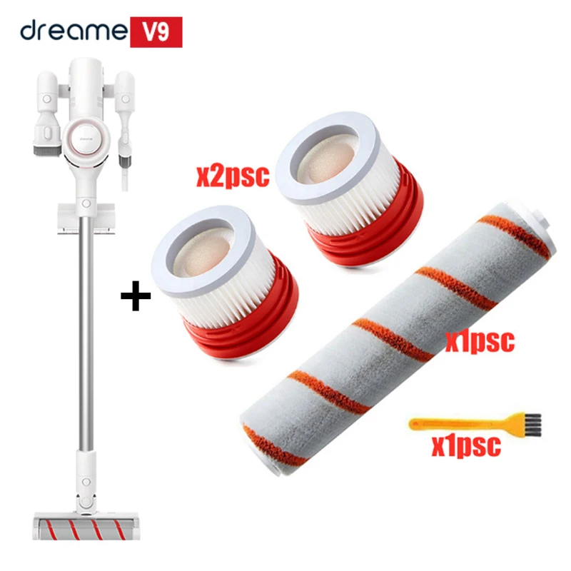 Dreame V9 пылесос беспроводной циклонный фильтр Ручной беспроводной Mi ковер развертки пылесборник домашний пылесос портативный - Цвет: V9 add 4pcs