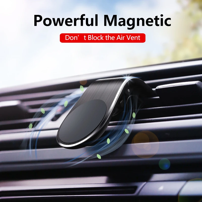 Автомобильная Подставка для смартфонов voiture Магнитный лобовое стекло L форма