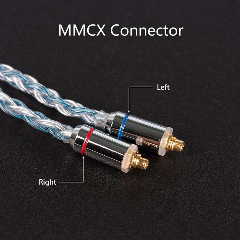 Yinyoo 16 Core High Purity Silver Plated Cable 2.5/3.5/4.4MM With MMCX/2PIN/QDC TFZ FOR KZZS10Pro AS10 ZSNPRO C12 V90 BLON BL-03