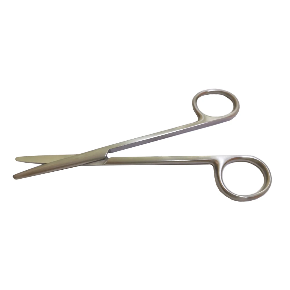 14 см T.C НОЖНИЦЫ Метценбаума острые прямые лезвия многоразовая Серебряная ручка