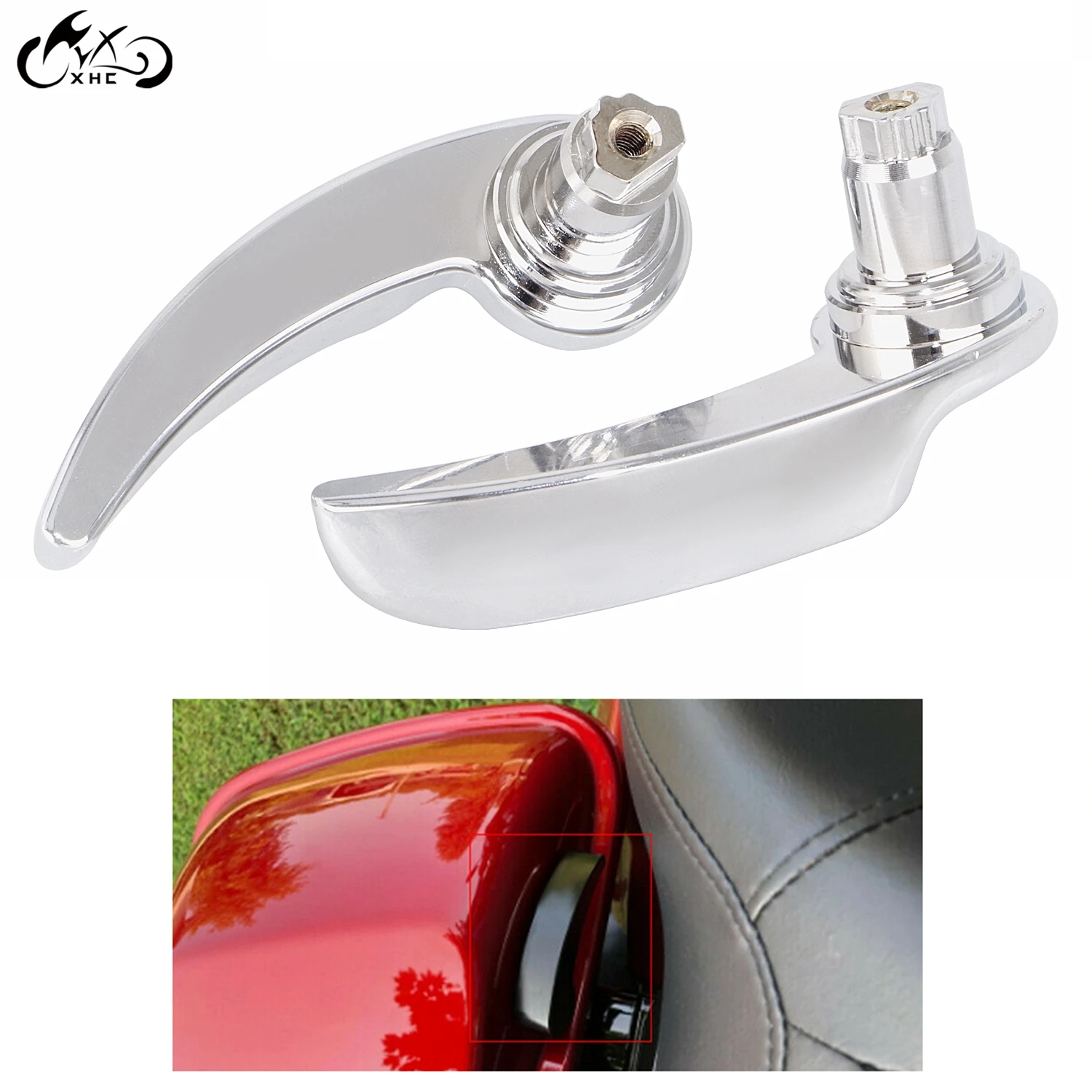 Мотоциклетный хромированный алюминиевый чехол подъемник для Harley Electra Road Street Tri