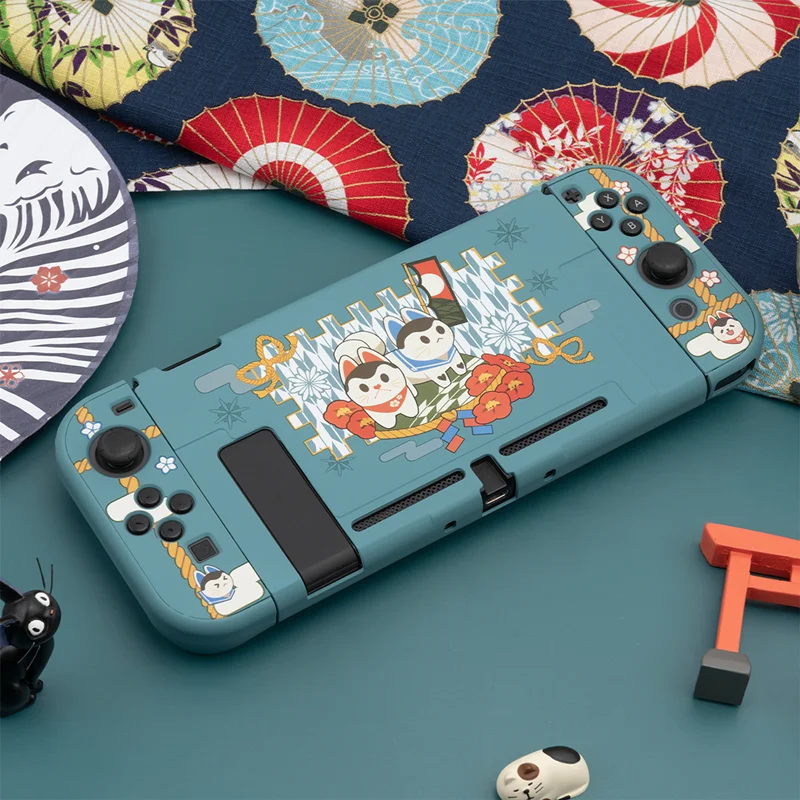 GeekShare Жесткий чехол для Nintendo Switch раздельная оболочка карточки Защитная собака
