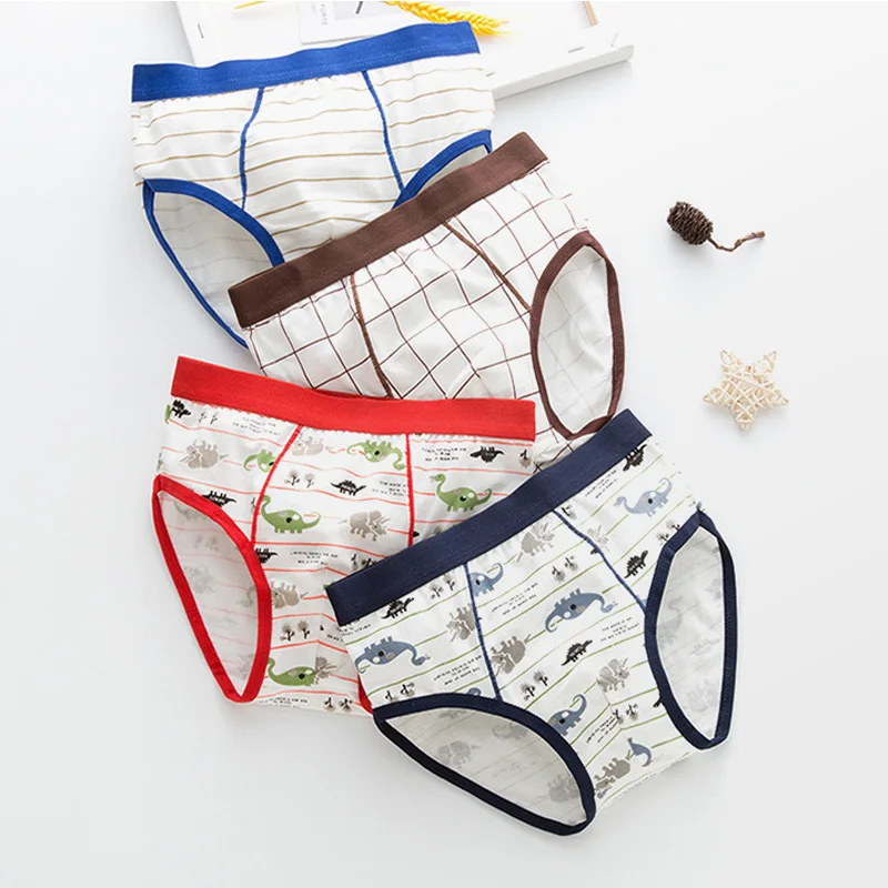 12 шт./лот мягкое хлопковое детское нижнее белье для мальчиков с героями