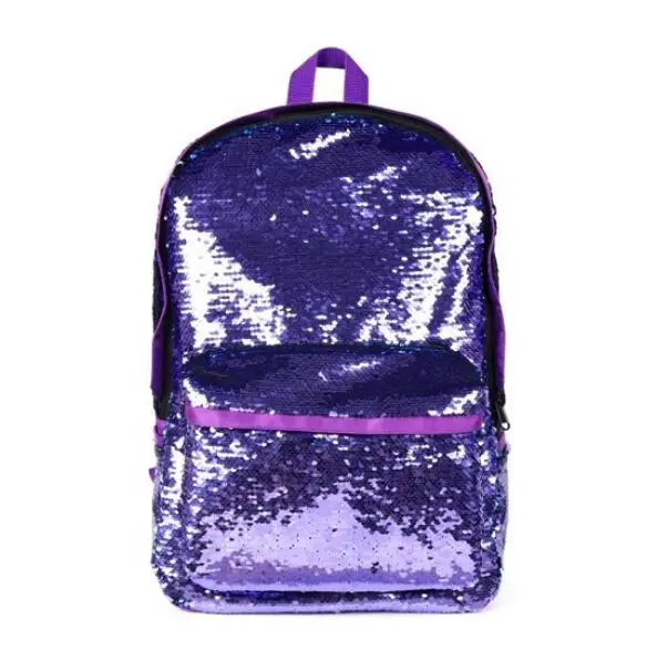 big capacity Sequins bling teenage backpack for girls travel Shoulder women bag Sequin Hit Color schoolbag Student Satchel