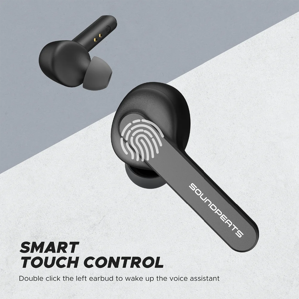 SoundPEATS настоящие беспроводные наушники Bluetooth 5,0 наушники-вкладыши TWS наушники авто-пара беспроводные гарнитуры с микрофоном высокой четкости
