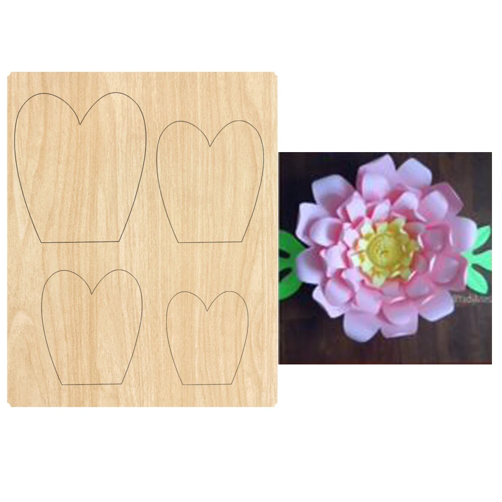 

wood cutting dies christmas dies steel rule die rubber stamps for card making bow Flower decoration valentine's day wholesale
