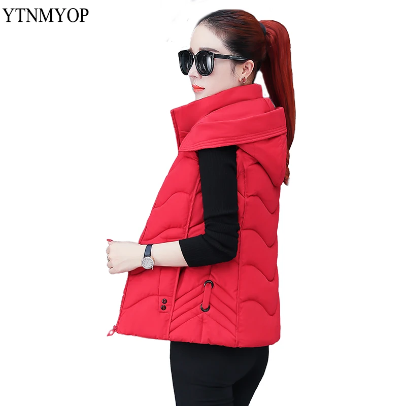 YTNMYOP Жилеты для женщин женская куртка без рукавов теплый жилет верхняя одежда