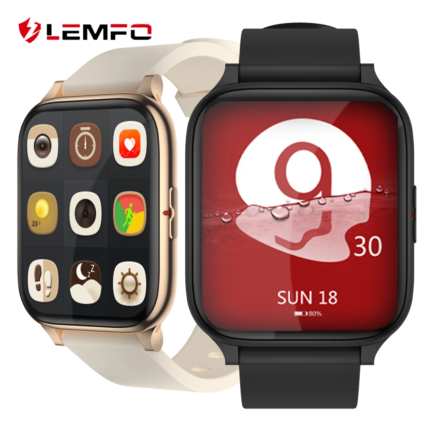 

Lemfo ZERO Smart Watch Men Heart Rate Blood Oxygen Monitor Custom Watch Dial Fitness Tracker Smartwatch Women Pk P8 Plus Mix