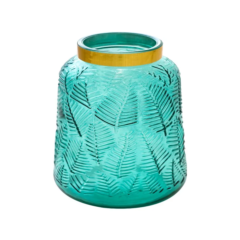 Градиентная стеклянная ваза сушеные цветы держатель для воды в гостиную