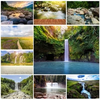 vinyl custom natural scenery waterfall photography backgrounds props spring landscape portrait photo backdrops 21110wa 06