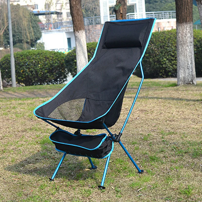 

2022 Outdoor Camping Chair Oxford Cloth Portable Folding Camping Chair Seat For Fishing Festival Picnic BBQ Outdoor Chair