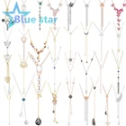 Рождественские подарки на Новый год 2022, Модный женский ювелирный магазин Swa, ювелирные изделия с австрийскими кристаллами, ожерелье с кисточками, Рождественский подарок