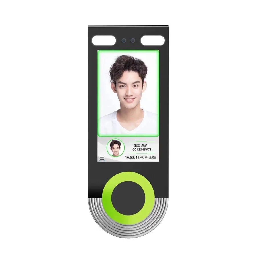 Датчик температуры + динамическая машина распознавания лица термальная