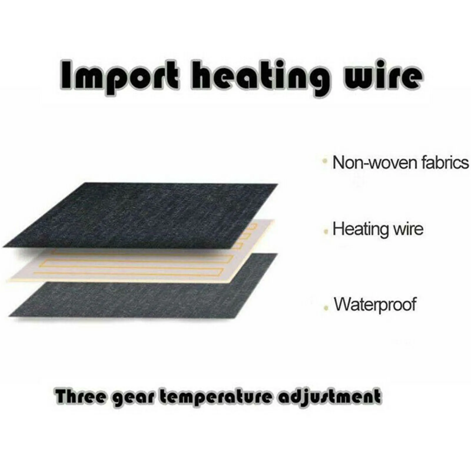 New Usb Clothes Heater Pad With 3 Gear Adjustable Temperature electric Heating Sheet Warmer For Vest Jacket | Дом и сад