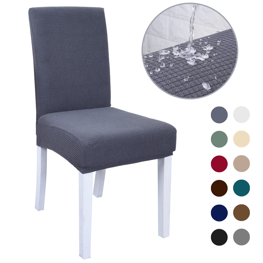 

Granbest Waterproof Dining Chair Covers High Stretch Dining Room Chair Slipcovers Kitchen Dining Room Wedding Banquet Hotel