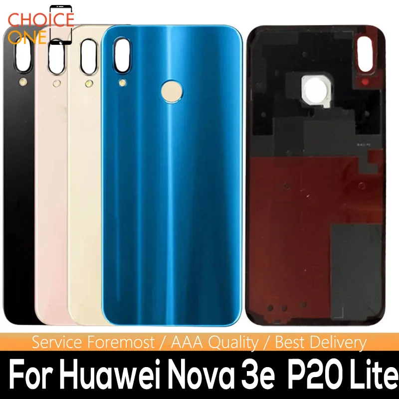 Крышка батарейного отсека для Huawei P20 Lite задняя крышка huawei Nova 3E сменная