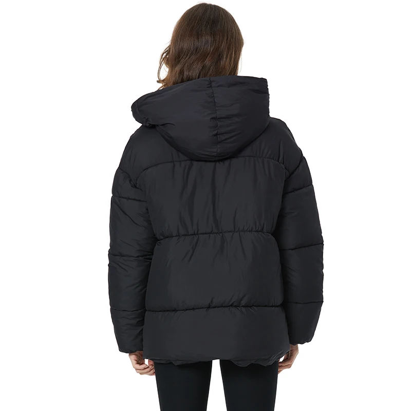 GLO STORY 2019 Новая легкая зимняя куртка пуховик с капюшоном женские свободные