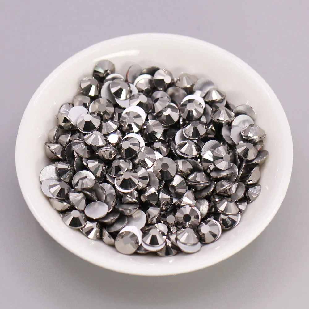 1440 шт Гематит Стразы для дизайна ногтей рукоделие Кристалл Flatback Стекло