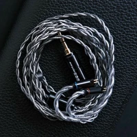 tacables obsidian earbuds upgrade cable black litz silver plated 5n occ wire 532cores for 0 78 mmcx qdc ie80 im earphones