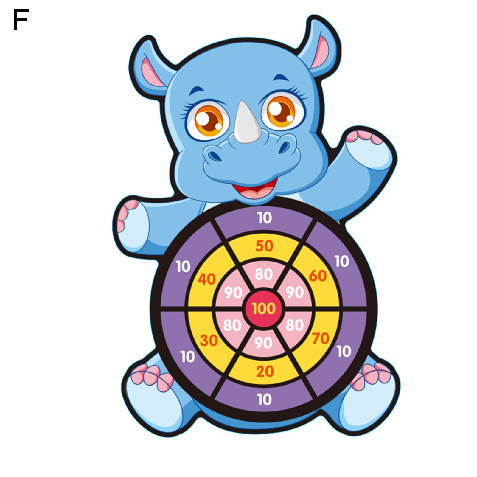 

Interactive Interesting Funny Multifunctional Sticky Cartoon Animal Target Balls Dart Board Parent Kids Interaction Game Toy